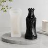 3D Chess Piece Silicone for Candle Wax Soap Resin Plaster Chocolate DIY Chess Figure Set