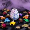 Spinne Sammelspielzeug 1 Set Eikapsel mit 10 Fidget 3D-gedruckte Mini-Dekoration Bewegliche Gelenke Gelenkiges Modell Halloween Party Geschenk Realistisch