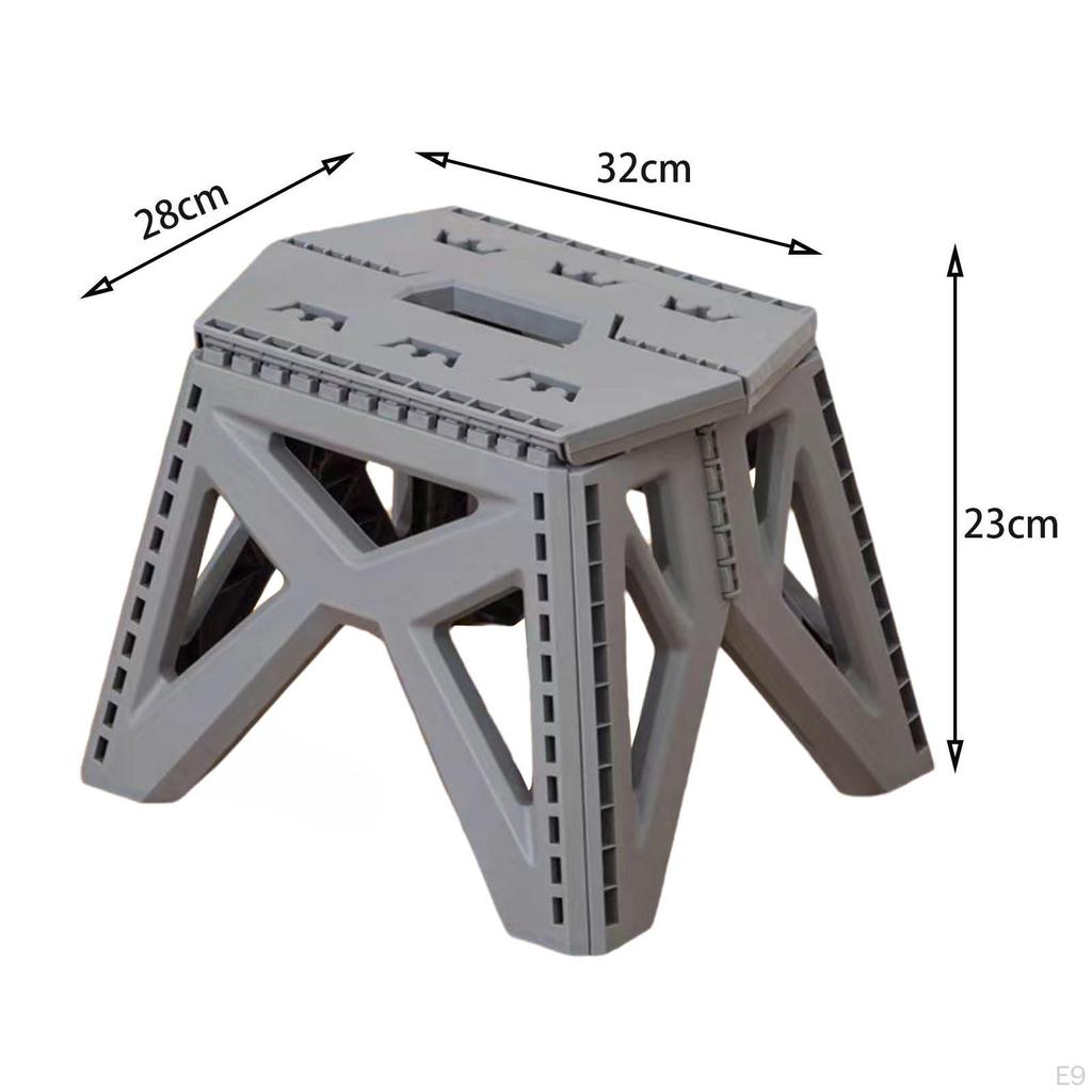 Camping Stool Chair Foot Rest Footstool Portable Folding Fishing for Backpacking