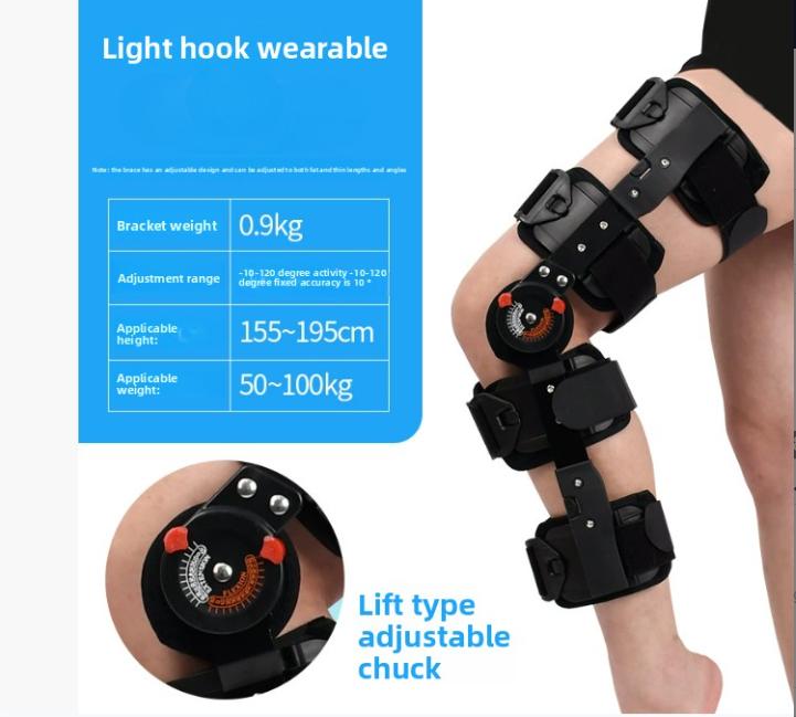 Post-Surgery Adjustable Knee Brace Stabilizer Orthopedic for ACL Meniscus Injury Recovery Sports Protection Joint Pain Relief