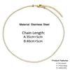 Dainty Tennis Chain Choker Necklace Female Gold Silver Color Stainless Steel Cubic Zirconia Neck Chains for Women Jewelry Gift