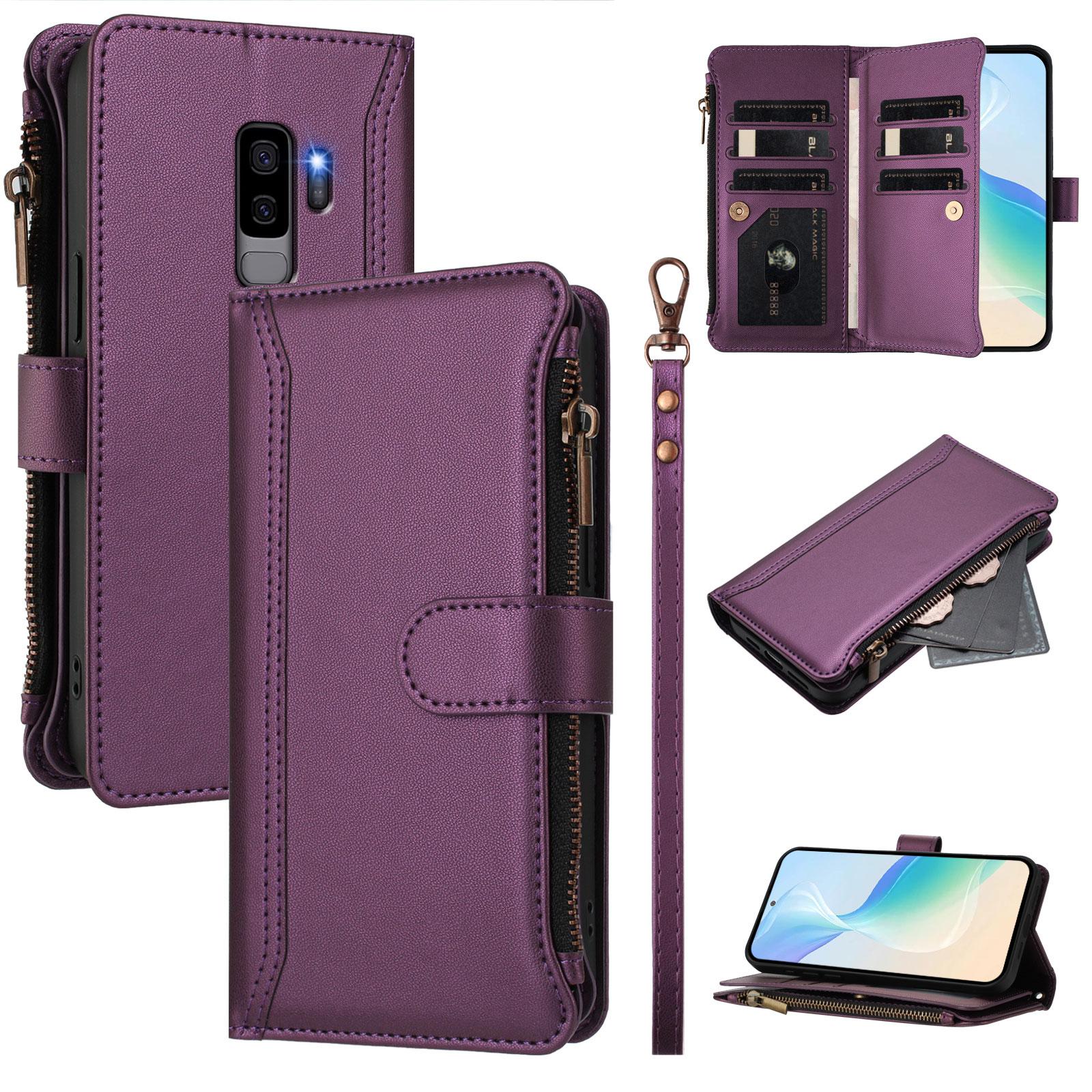 Phone Case Cswo02 Wallet Magnetic Flip With Card Slot Kickstand Zipper Leather Case For Samsung Galaxy S10 S9 S8 Plus S10e S10 Lite S6 S7 Edge