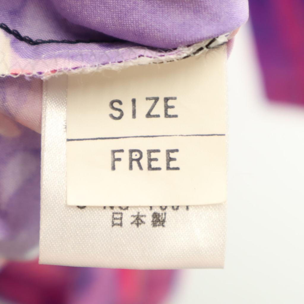 SALOMON made in Japan Overall handle poncho F Purple With storage bag Women Used