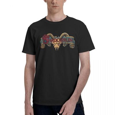 Shadowrun Videospiel Fan 100% Baumwolle Lässig Atmungsaktiv Bequem Manga Fußball T-Shirts 2025 Lustige Geschenke
