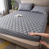 Waterproof Quilted Mattress Protector: Breathable, Dustproof, Incontinence Fitted Sheet Cover.