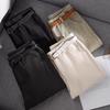 Autumn and Winter Women's Solid High Waist Button Harem Thick Sashes Skinny Fashion Casual Office Lady All Match Trousers