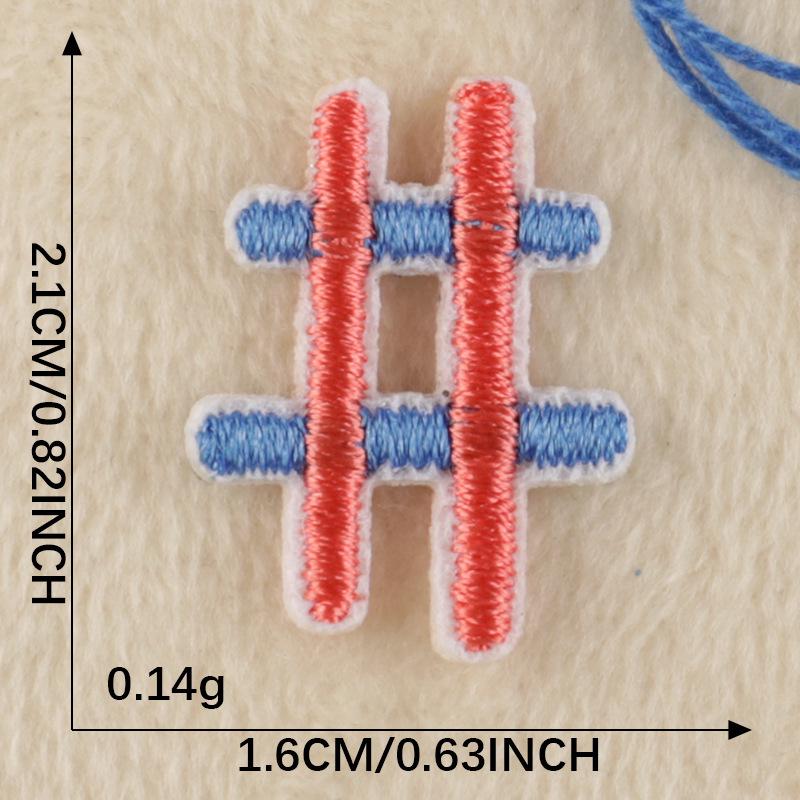 Korean Wappen Embroidery Self-Adhesive Patch for Clothing & DIY Accessories