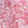 Acrylic Mixed Beads, Transparent Loose Beads DIY Beaded Pendant Jewelry Material