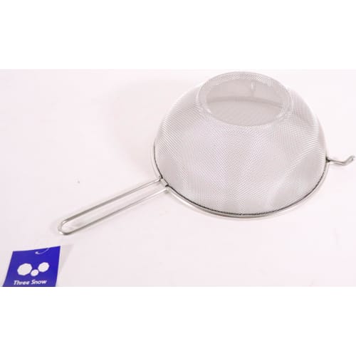 Three Snow Heavy-Duty Strainer, 25cm, 18-8 Stainless Steel, with Handle, Colander, Tsubame-Sanjo, Made in Japan, Three Snow Shinkoshi Works, 31335