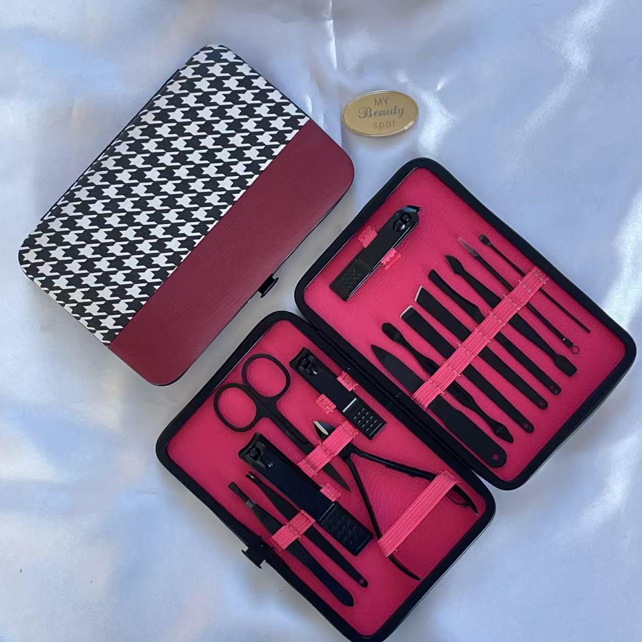 

15-Piece Beauty Manicure & Pedicure Set: Nail Clippers, Cutters, Ear Pick, and More - Ideal Promotional Gift