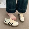 Platform-soled German Training Shoes Women's 2025 Spring New Shoes Internet Celebrity Niche Retro Yellow Sports and Leisure Little White Board Shoes