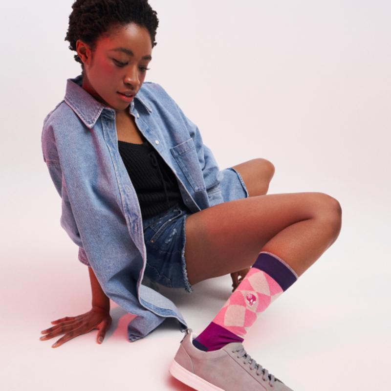 

SoxOverWhatever Aesthetic Indie Amethyst Violet [S/M] Crew M(240-270mm)