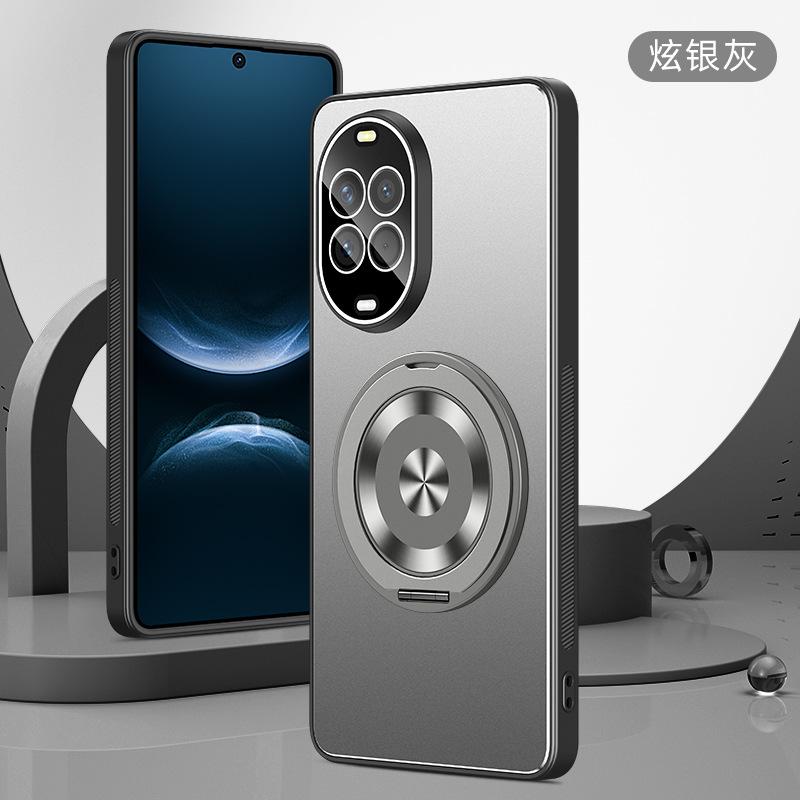 Applicable To Huawei Nova11 Mobile Phone Case nova11Ultra Metal Ring Bracket 11pro with Lens Film Anti-drop