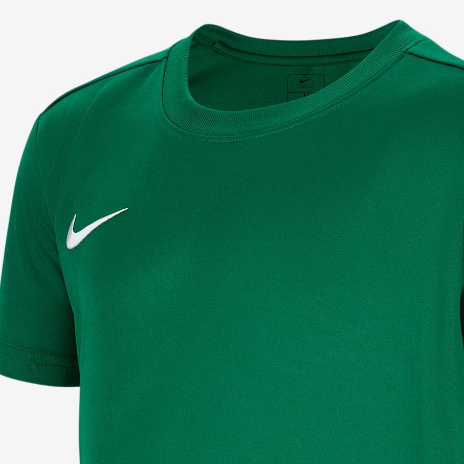 Nike Dri-Fit Park VII Comfortable Fashion Simple Jersey Short Sleeve Kids Tops Light-Green IB8677-302