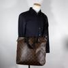 Louis Vuitton Kitan Tote Bag M40388 Monogram Macasa 2WAYShoulder Brown / Black Monogram Canvas Unisex Used