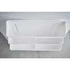 Yamazaki Laundry Storage White Approximately 32 x 13 x 24.5 cm Plate 4443 Approximately W32 x D13 x H24.5 cm