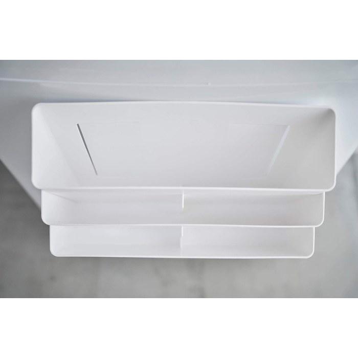 Yamazaki Laundry Storage White Approximately 32 x 13 x 24.5 cm Plate 4443 Approximately W32 x D13 x H24.5 cm