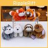 Cow Cute Cartoon Duck Frog Fox Rabbit Crouching Plush Toy For Children Gift