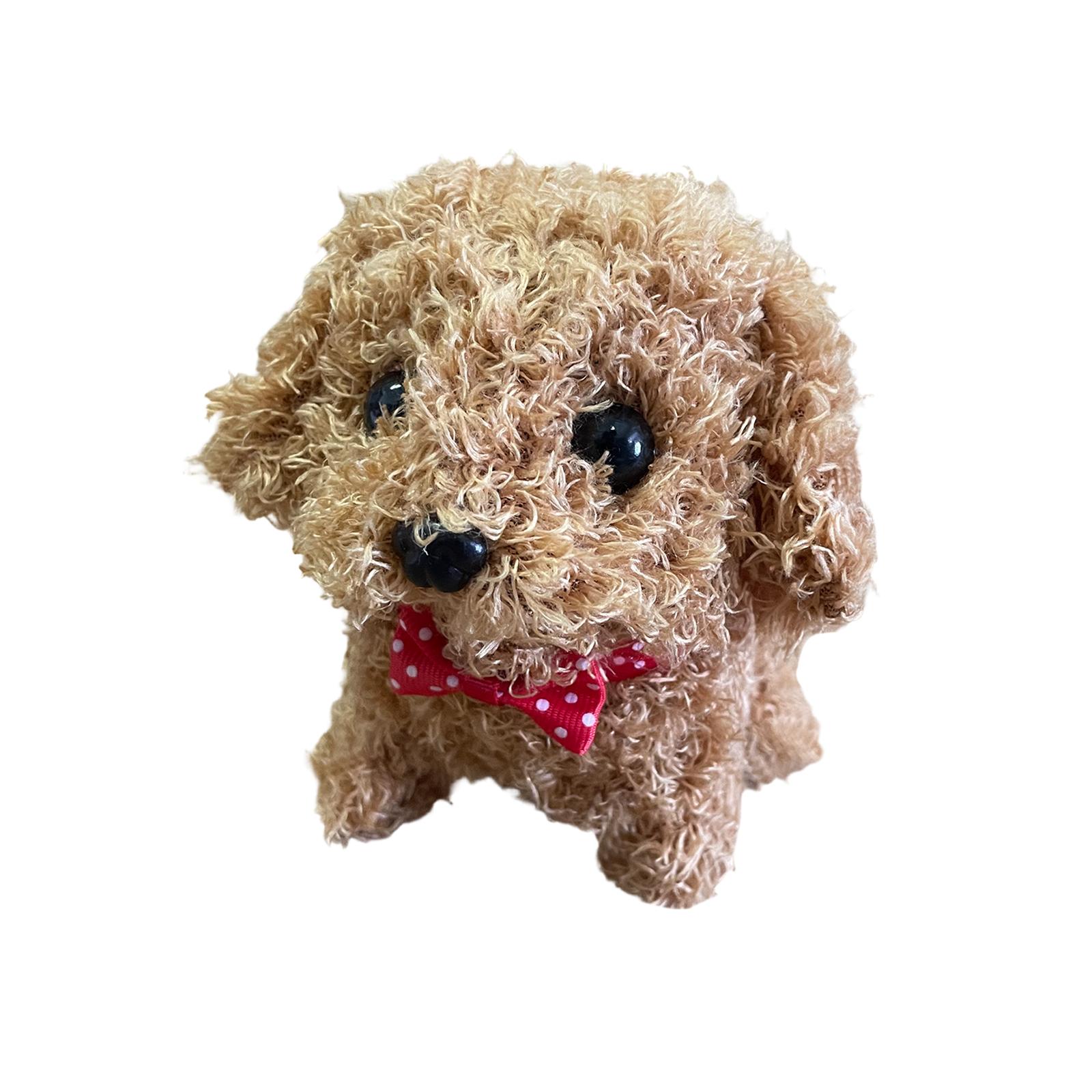 

Мой реалистичный робот-щенок, робот-щенок, плюшевая игрушка-собака-робот-щенок - ходит, лает, виляет хвостом, игрушка-собака для ходьбы One Size коричневый