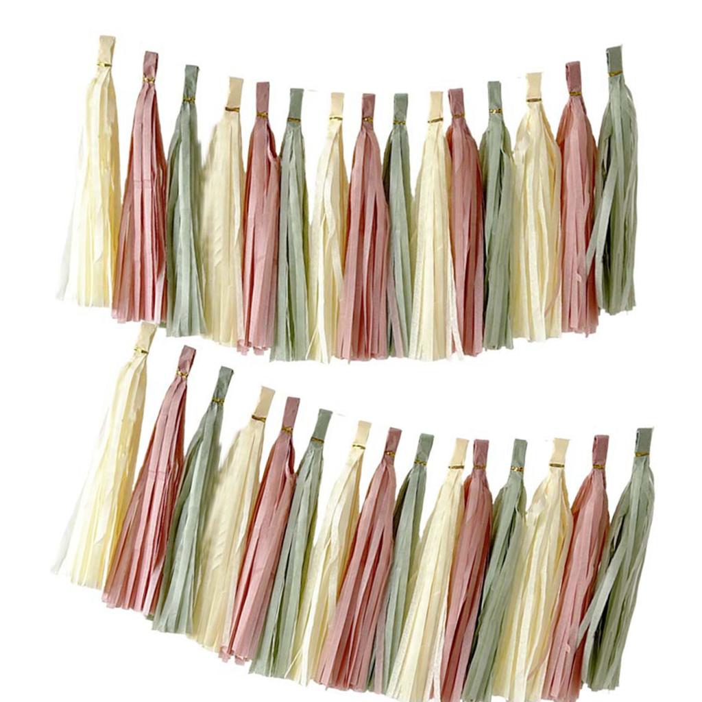 Colorful Paper Streamers for Wedding Decorations Birthday Celebration Supplies Easy Assemble Paper Hanging Ornament
