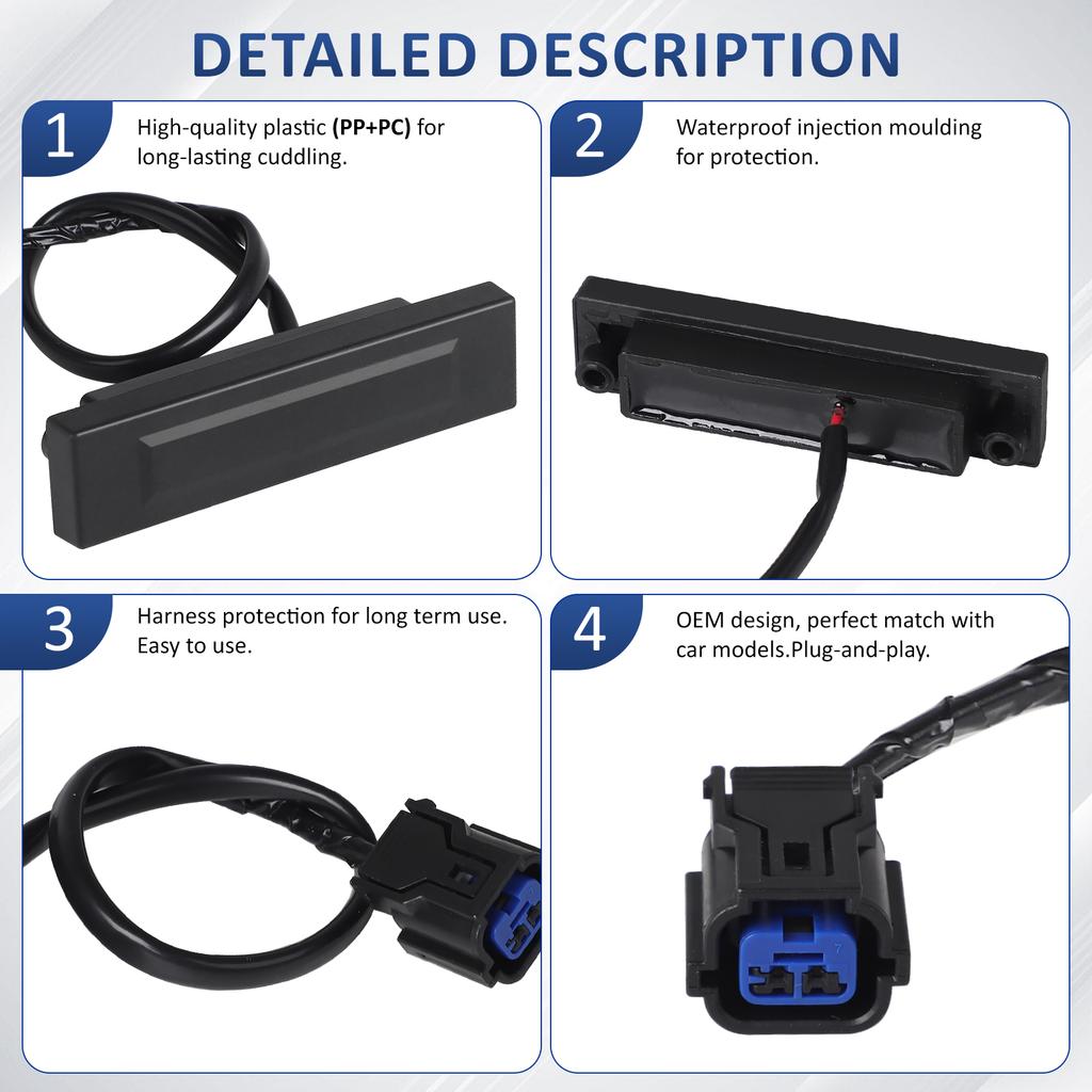 Car Rear Trunk Door Tailgate Boot Release Button Liftgate Switch For 2018-2020 Hyundai Elantra GT I30 OEM 81260G3000 81260-G3000