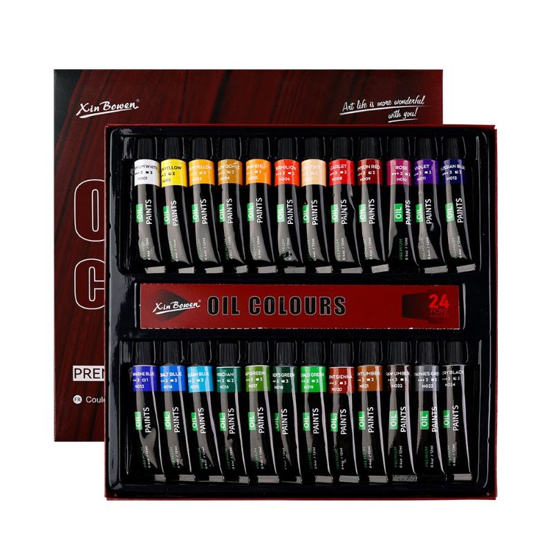 Oil Painting Pigment Set Special Watercolor Acrylic Aluminum Tube Painting Pigment for Art Students