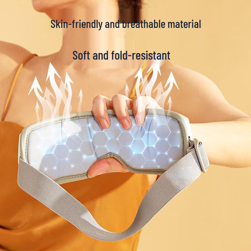 HEZHENG Smart Eye Massager with Heat and Bluetooth
