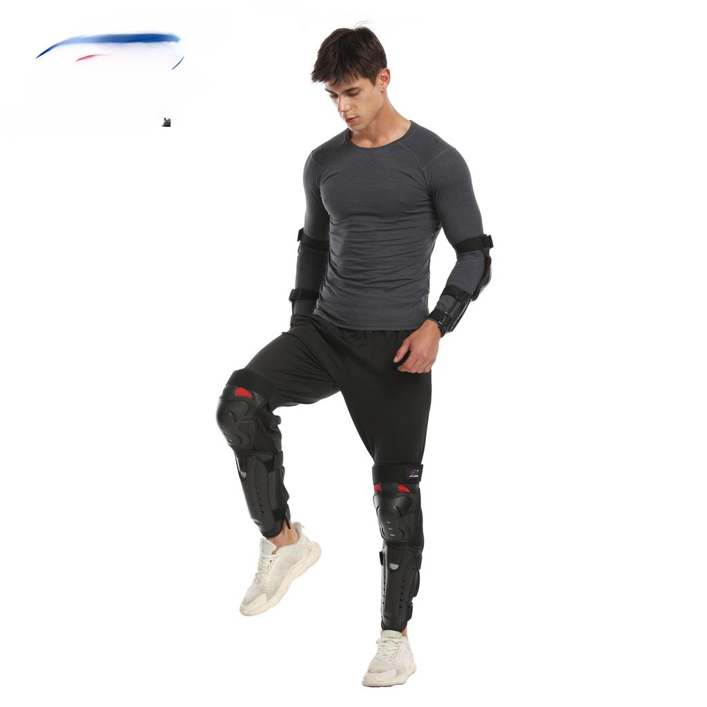 Transgraniczny pancerz sportowy na rowerek biegowy, kamizelka sportowa na skuter/motocykl, sportowe nakolanniki na skuter, zestaw dla dorosłych