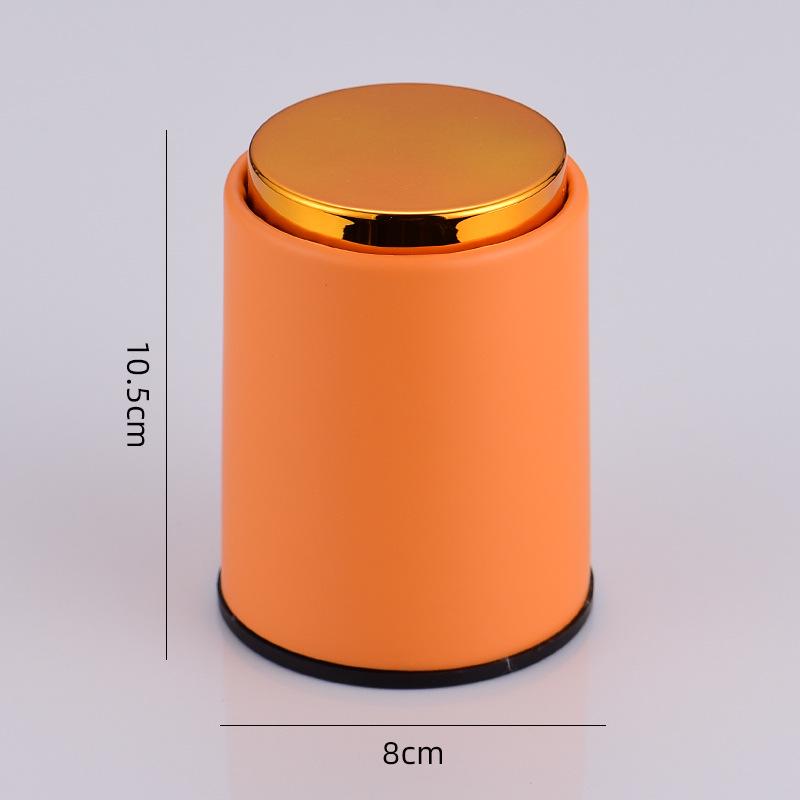 Gold-Top Thickened Leather Dice Cup for Bars and Nightclubs