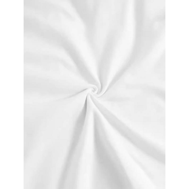 Vielseitiger weißer Freizeitpullover mit Buchstabenaufdruck