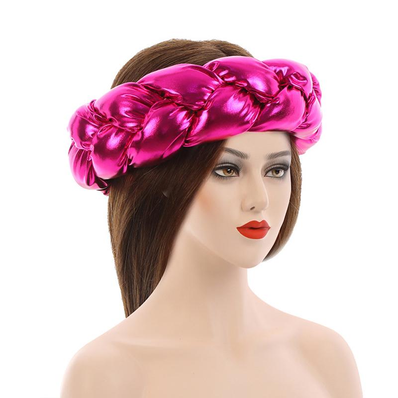 Fashion Braids Headbands for Women Candy Color Elastic Hair Bands Ladies Turban Female Headwear Accessories Bandage Bandana
