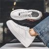 Men's shoes winter velvet warm cotton shoes versatile casual white board shoes leather surface waterproof sports heightening small white tide shoes