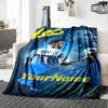 Messi Personalized Name Blanket Multi-purpose Customizable Blanket Soft Warm Cozy for Home Decor Livingroom Picnics Office Chair Four Seasons Universa