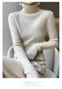 Women's Slim Fit Cashmere Blend High Neck Sweater - Autumn Winter 2024 Collection