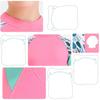 Girls Short Wetsuit One Piece Shorty Diving Swimsuit with Zipper Quick Dry Short Sleeves Surf Suit for Water Sports