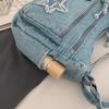 Denim Bag Multi-zipper Retro Crossbody Bag Middle-aged Mother Bag