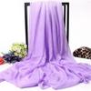 Extra-Large Bright Red Chiffon Scarf for Spring & Summer – Versatile Sunscreen Shawl for Beach, Dance, or Party.