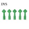 Reusable Glue Nozzle Replacement 5Pcs Caulk Tip Tools, Caulking Tips Set with Adapter, Plastic Anti Stick Applicator Nozzles for Finishing Grout