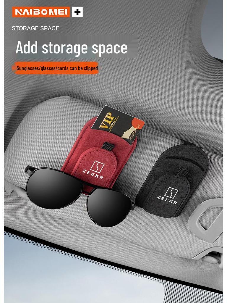 Zeekr 001/X/009 Multi-Functional Sun Visor Sunglasses Holder