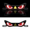 Motorcycle Demon's Eye Light Taillight Cycling Warning Light Strobe Signal Light Motorcycle Decor LED License Plate Eyes Light