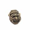 Openable Bucktooth Mask Gabala Skull Brass Knife Beads EDC Outdoor DIY Paracord Woven Lanyard Pendants Bracelets Accessories