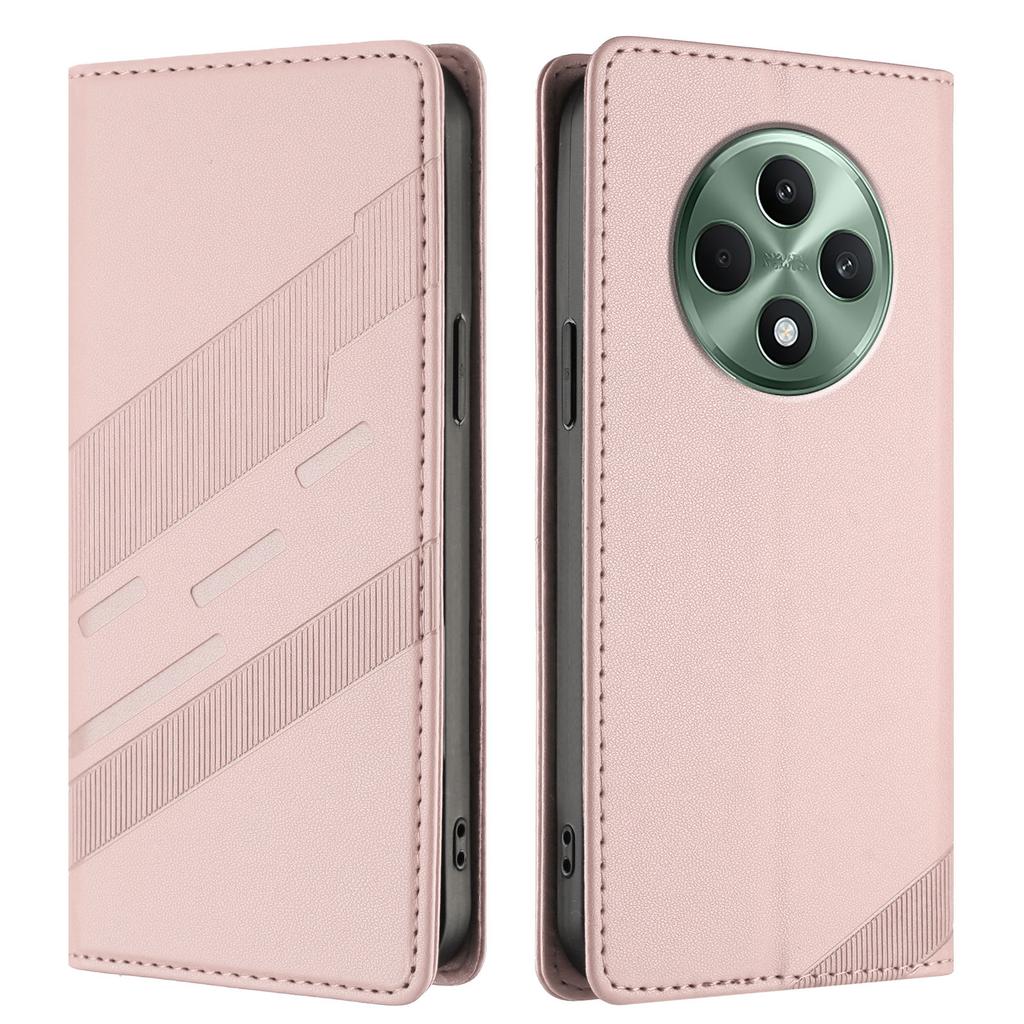 For Oppo Reno12 F 5G Phone Cases Punk Style Imprinted Wallet Stand Leather Cover