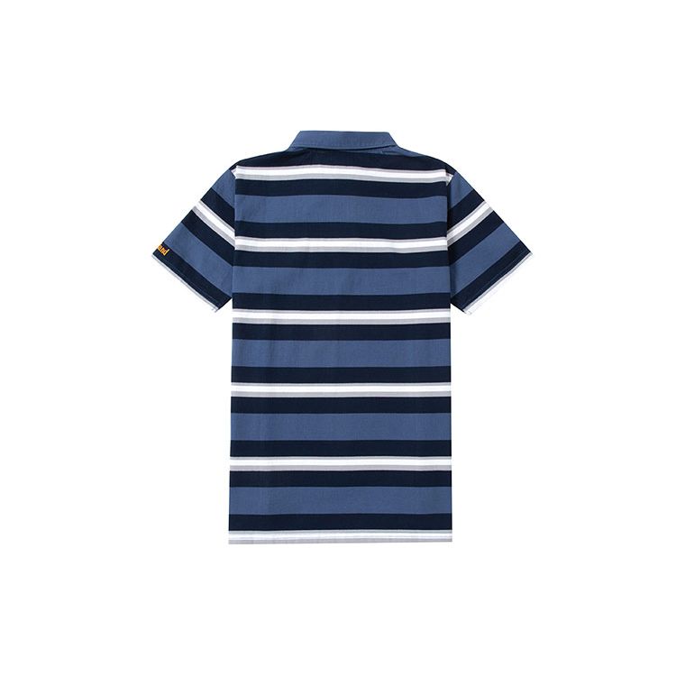 Timberland Striped Color Block Polo Shirt Men Tops Blue A61RD-G66