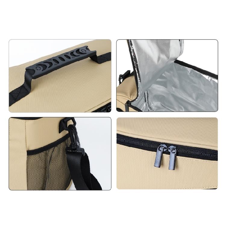 Premium Reflective Insulated Lunch Pack With LCD Panel For Hot Cold Items
