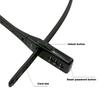 Bicycles Lock, Multifunction Adjustable Bicycles Lock Zips Tie Lock Bikes Luggage Scooter Lockers with 3 Digit Passwords