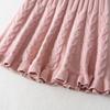 Women's Knitted Skirt Solid Color Ruffled Short Skirt Autumn Winter A-line High-waisted Fishtail Skirt