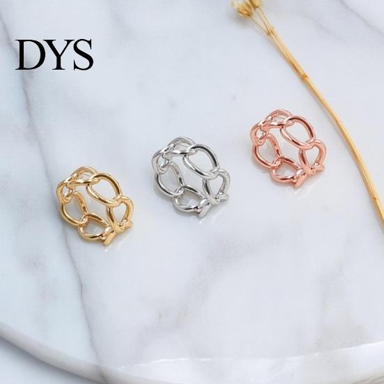 Fashion Scarf Jewelry Hollow Chain Ring, Modern Clip Electroplated Ring Holder for Women Shirts Shawls Neckerchiefs Slide