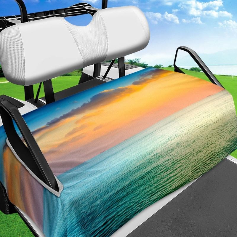 Polyester Golf Cart Seat Cover With Heat Resistance And Easy Installation Machine Washable Cushion Cover