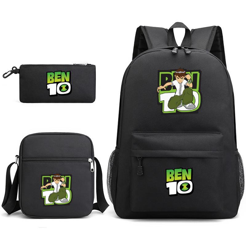 10 Ben Children Backpack Cartoon Design Canvas School Bag  Student Traveling