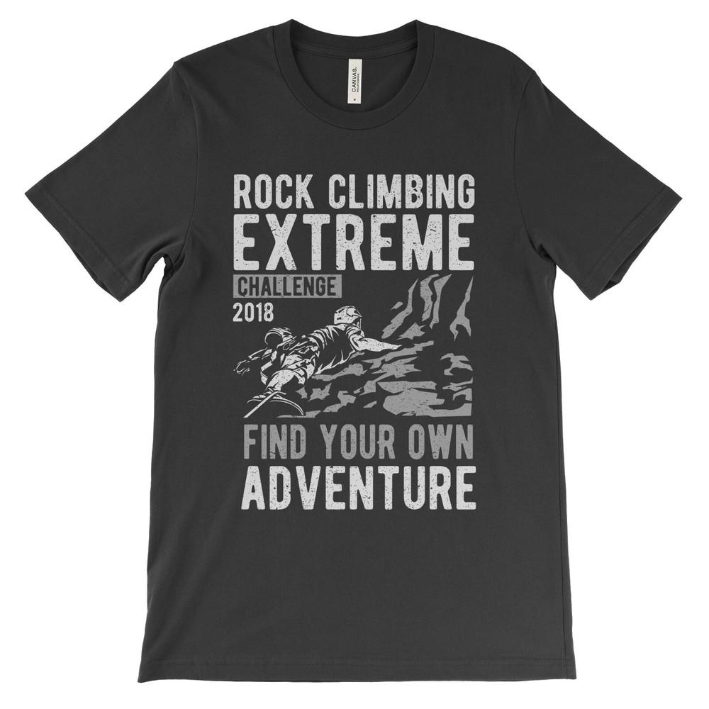

Rock Climbing T-Shirt. 100% Cotton Premium Tee NEW S